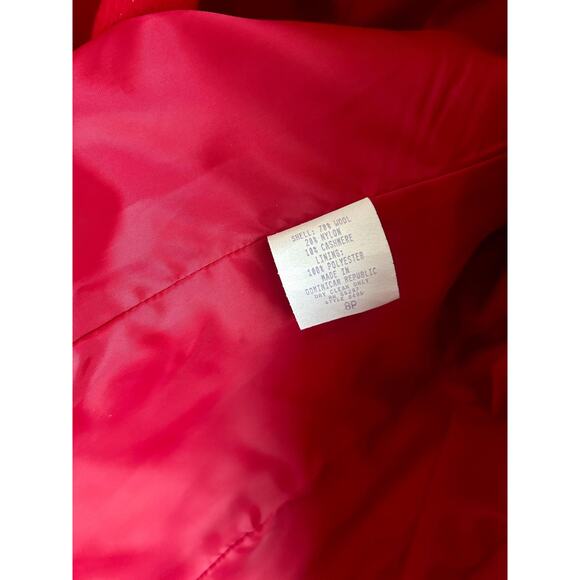 90's Bright Red Wool/Cashmere Blend Blazer with Original Tags | 90's Workwear - Picture 8 of 9